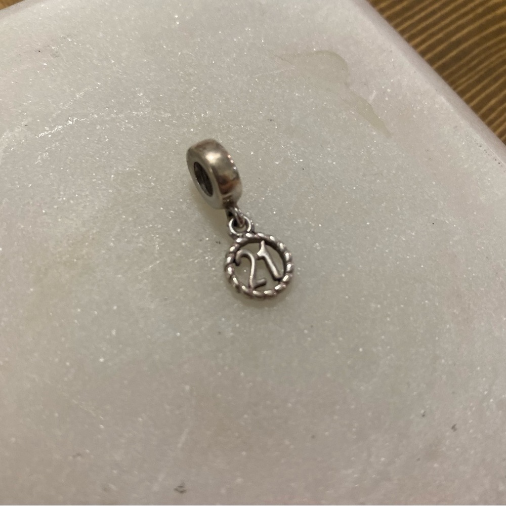 PANDORA 21st Birthday Dangle Charm